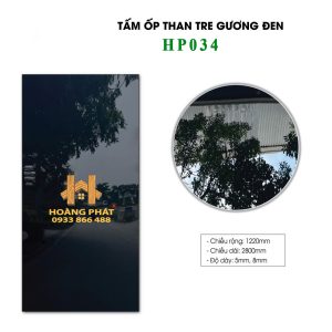 Tấm Ốp Than Tre Gương Đen HP034