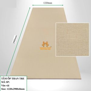Tấm Ốp Than Tre TGI Vân Vải T-201