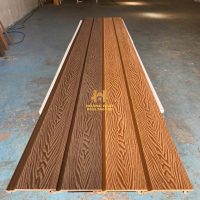 [Xu Hướng] Tấm Ốp Tường Gỗ Nhựa Ngoài Trời 3D